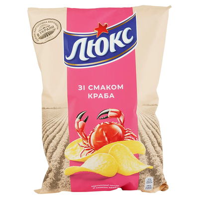 Чипсы Люкс со вкусом краба 133 г 110 фото
